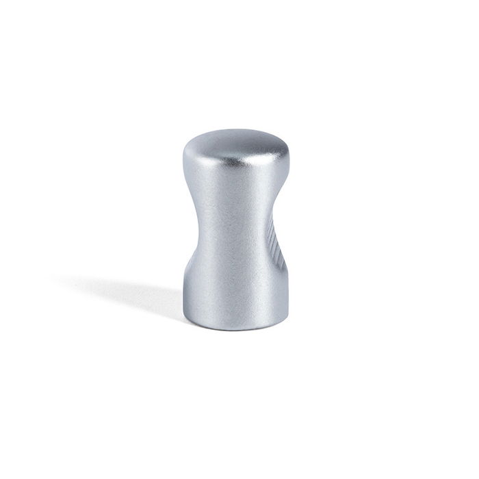 HERRAJES ALK Pomo Zamak Pisa Ø14 H25 Finition Chrome Mat