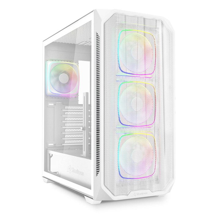 Sharkoon AK5M RGB Boîtier PC Gaming ATX avec Ventilateurs RGB PWM, USB Type-C, Panneau Latéral en Métal Sharkoon AK5M RGB Boîtier PC Gaming ATX avec Ventilateurs RGB PWM, USB Type-C, Panneau Latéral en Métal