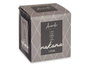 Acorde Vela Vaso en verre, couleur noir, parfum lin, 120 g, dimensions 7x8x7 cm (Set de 12)