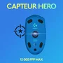 Logitech G Souris Gamer sans fil G305 Lightspeed - Capteur haute précision, autonomie 250h - Bleu