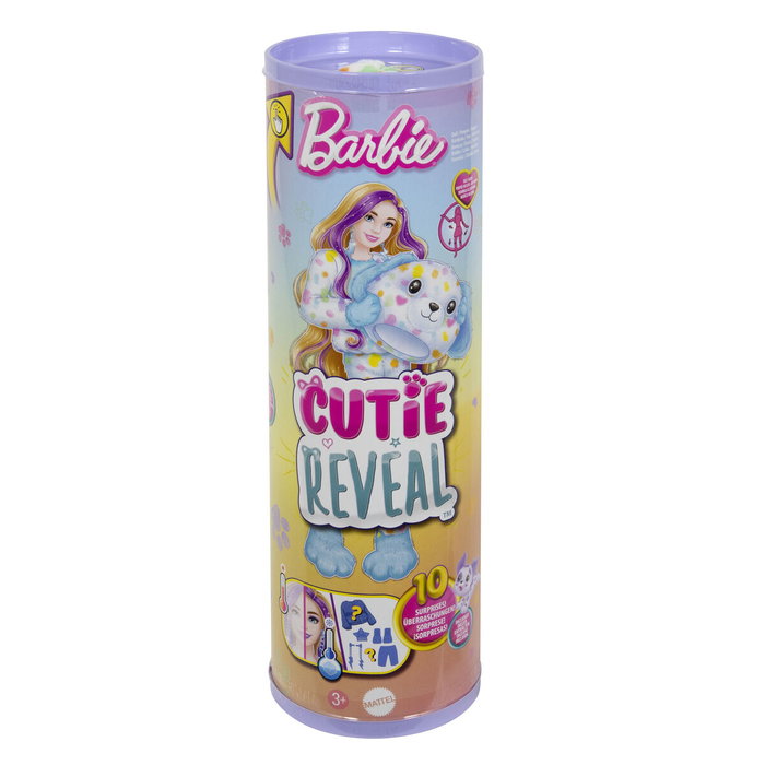 Barbie Cutie Reveal Dalmatien Rêve Coloré avec 10 surprises