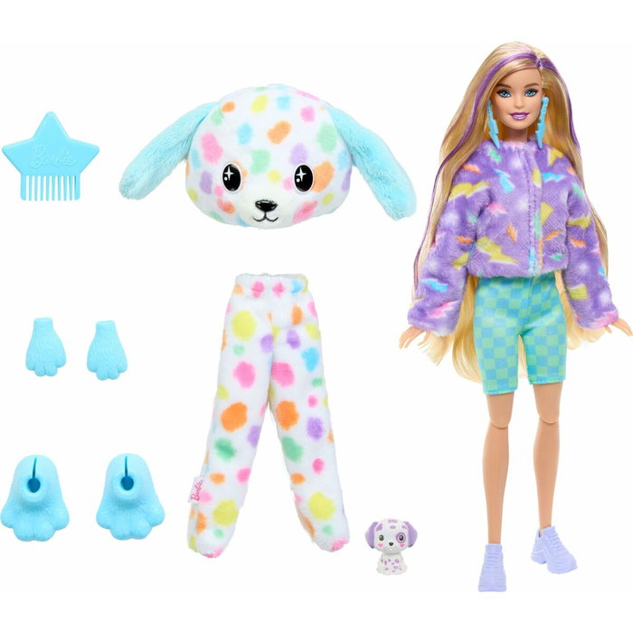 Barbie Cutie Reveal Dalmatien Rêve Coloré avec 10 surprises