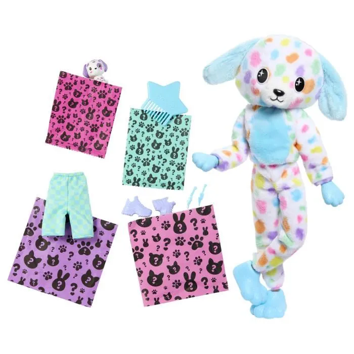 Barbie Barbie Cutie Reveal Poupée Dalmatien Reve Coloré 10 Surprises HRK41