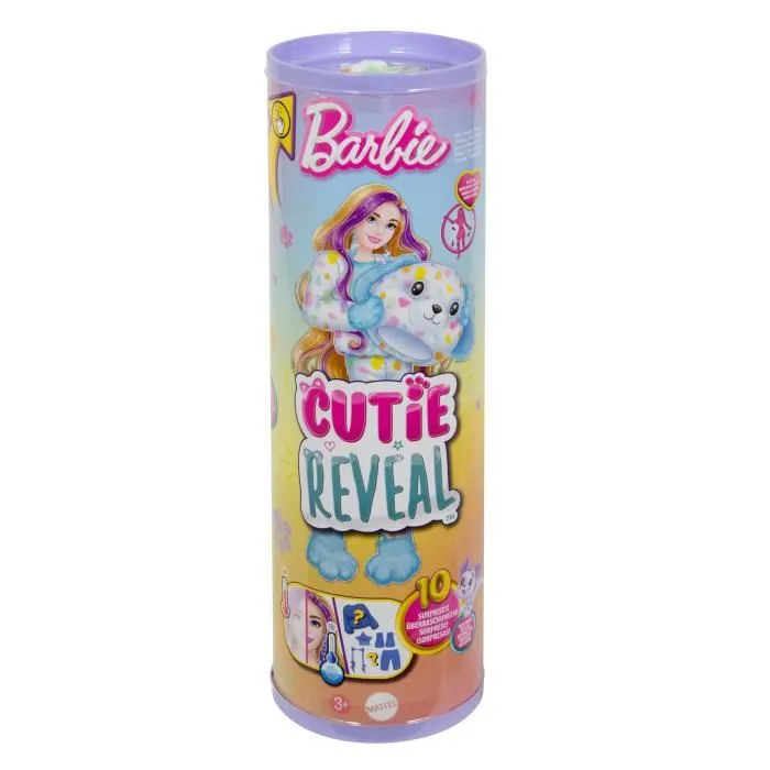 Barbie Barbie Cutie Reveal Poupée Dalmatien Reve Coloré 10 Surprises HRK41
