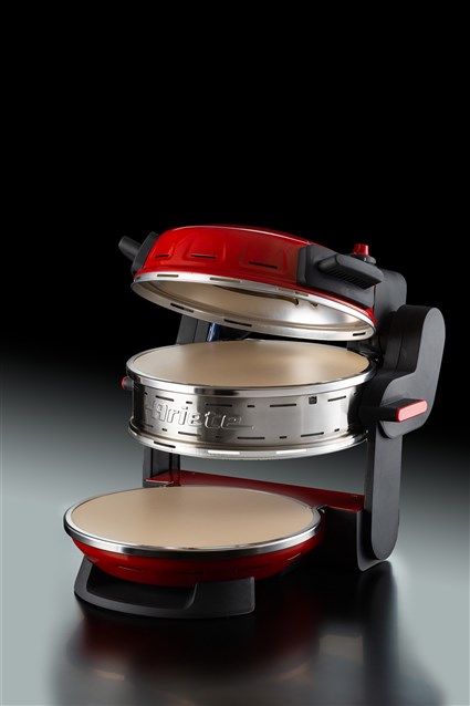 Ariete 927/00 Horno double pour pizza - Four à pizza avec deux pierres réfractaires de 32 cm, température jusqu'à 400 °C