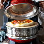 Ariete 927/00 Horno double pour pizza - Four à pizza avec deux pierres réfractaires de 32 cm, température jusqu'à 400 °C