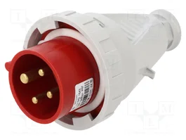 SEZ DK Fiche mâle d'alimentation AC triphasée 16A 400V AC