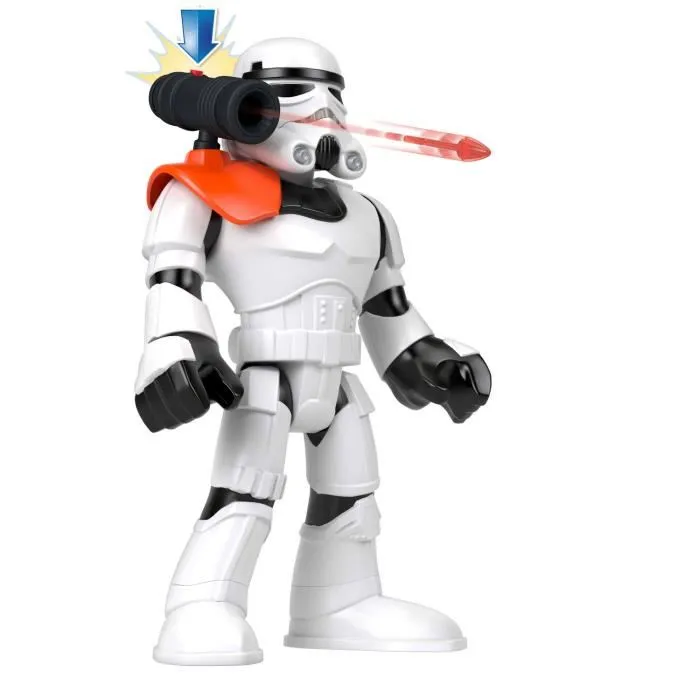 Fisher-Price Imaginext Figurine articulée Stormtrooper Star Wars XXL 40 cm avec projectiles - HXG53