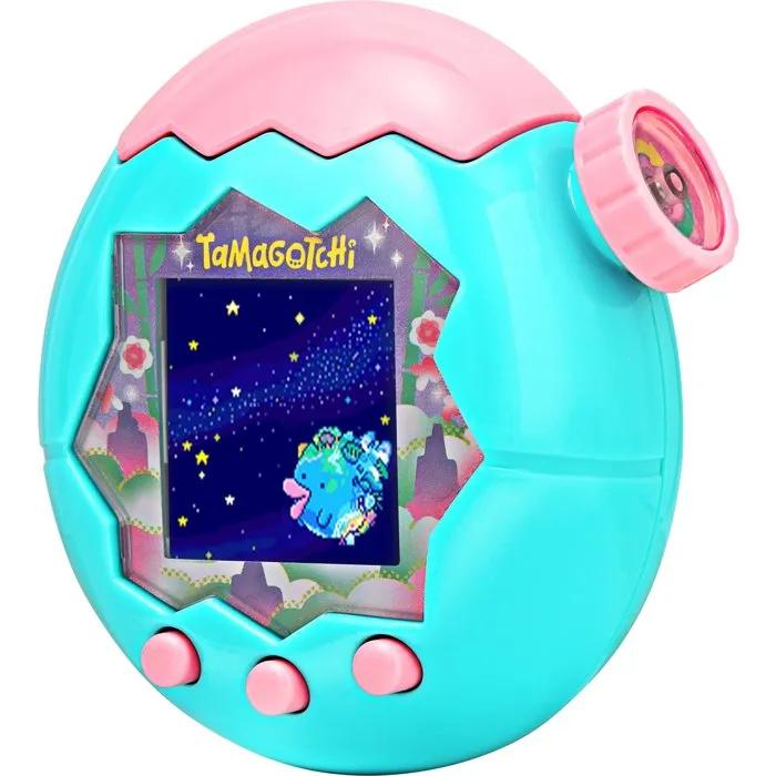 Bandai Tamagotchi Paradise - Modèle Forêt 43424 - Animal de compagnie virtuel à élever avec molette de zoom, jeu éducatif et interactif