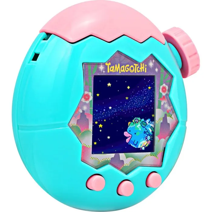Bandai Tamagotchi Paradise - Modèle Forêt 43424 - Animal de compagnie virtuel à élever avec molette de zoom, jeu éducatif et interactif