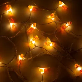 Guirlande LED Intérieure 3M Lumière Blanche Chaude Fonctionnement sur Piles [HO-XMAS-043-IP20-3M-WW]