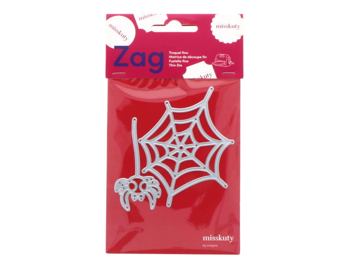 Misskuty Troquel fino ZAG Halloween telaraña y araña 2u. de 2 pièces