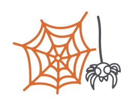 Misskuty Troquel fino ZAG Halloween telaraña y araña 2u. de 2 pièces
