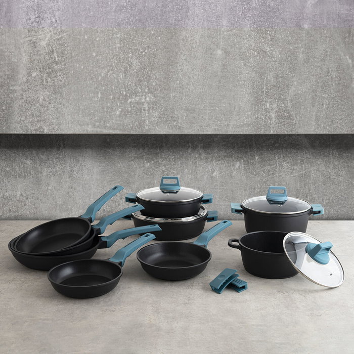Poêle Quid Confort Bleu Métal Ø 20 cm (6 Unités)