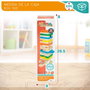 Woomax Tour en blocs de bois de 26 cm avec 58 pièces - Jeu de construction pour enfants