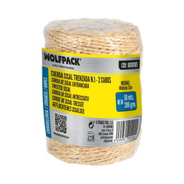 WOLFPACK LINEA PROFESIONAL Corde de sisal n°1, bobine de 220 g (50 m)