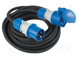 AS SCHWABE Rallonge réseau PowerLight H07RN-F 3G2,5mm² 10m