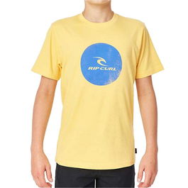 T shirt à manches courtes Enfant Rip Curl Rip Curl Corp Icon Boys Jaune XS