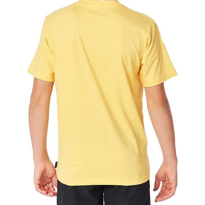 T shirt à manches courtes Enfant Rip Curl Rip Curl Corp Icon Boys Jaune XS