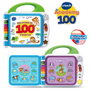 VTech Livre éducatif interactif bilingue Mes Premières 100 Mots - Enseigne l'espagnol et l'anglais - 3 modes de jeu, 12 pages, chansons - 80-601547 - À partir de 18 mois