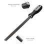 WOLFPACK LINEA PROFESIONAL Lime Maurer triangulaire mi-douce 6 inch