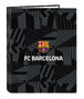 Safta Carpeta folio 4 ani.mixtas F.C. Barcelona Classeur à 4 anneaux mixte 26,5x33x4 cm Couleur Noir