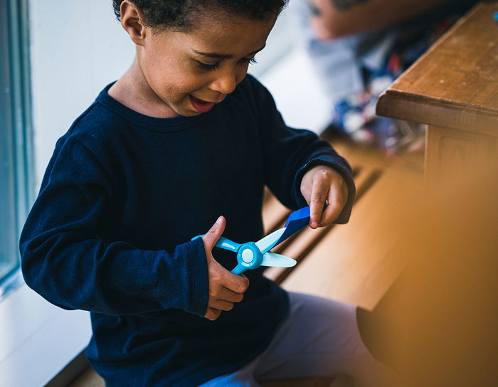 Fiskars Ciseaux pour enfants débutants Bleu