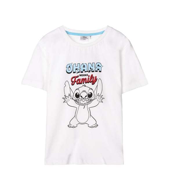 Cerdá T-shirt manches courtes jersey simple Stitch pour enfant 6 ans blanc