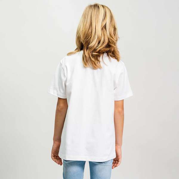 Cerdá T-shirt manches courtes jersey simple Stitch pour enfant 6 ans blanc