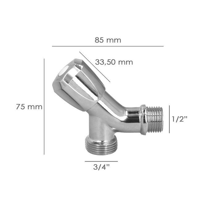 WOLFPACK LINEA PROFESIONAL Grifo de lavatrice Entrée 1/2'' - Sortie 3/4'' WOLFPACK LINEA PROFESIONAL Grifo de lavatrice Entrée 1/2'' - Sortie 3/4''