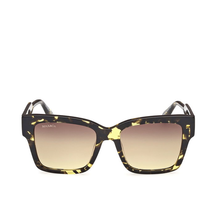 Max & Co MO0094 55F Lunettes de Soleil Femme Rectangulaires Havana Diamètre Verre 52mm Max & Co MO0094 55F Lunettes de Soleil Femme Rectangulaires Havana Diamètre Verre 52mm