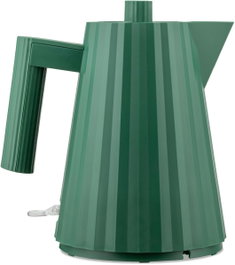 Alessi Bouilloire Électrique Plissé Verte 100cl MDL06/1 GR