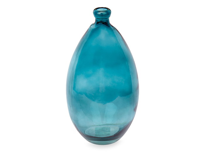 GIFTDECOR Bouteille Bombée Irrégulière Turquoise