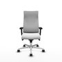 Piqueras Y Crespo Sillón Albacete Blanc avec mécanisme synchrone et accoudoirs 2D