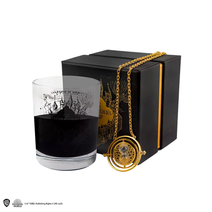 Cinereplicas Bougie Carte du Maraudeur Et Collier Harry Potter Réplique