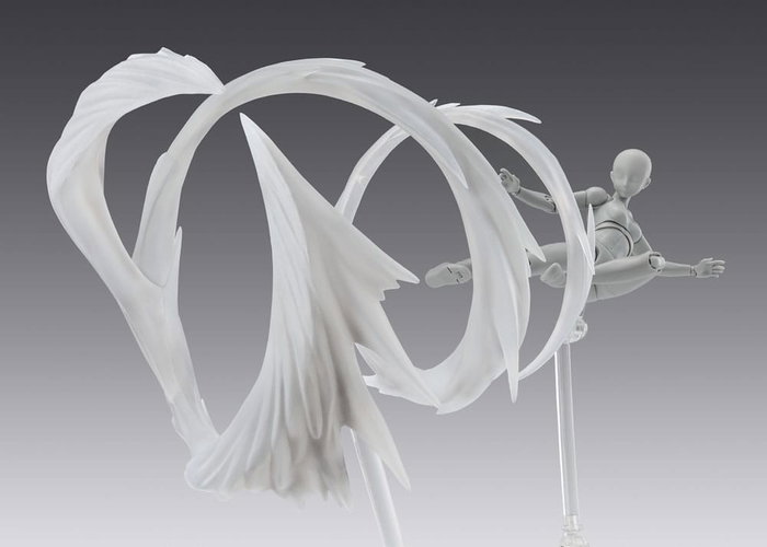 Bandai Tamashii Nations Tamashii Effect Accessoire pour figurine Wind White pour S.H.Figuarts Bandai Tamashii Nations Tamashii Effect Accessoire pour figurine Wind White pour S.H.Figuarts