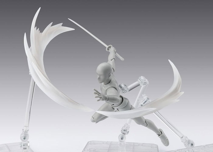 Bandai Tamashii Nations Tamashii Effect Accessoire pour figurine Wind White pour S.H.Figuarts Bandai Tamashii Nations Tamashii Effect Accessoire pour figurine Wind White pour S.H.Figuarts