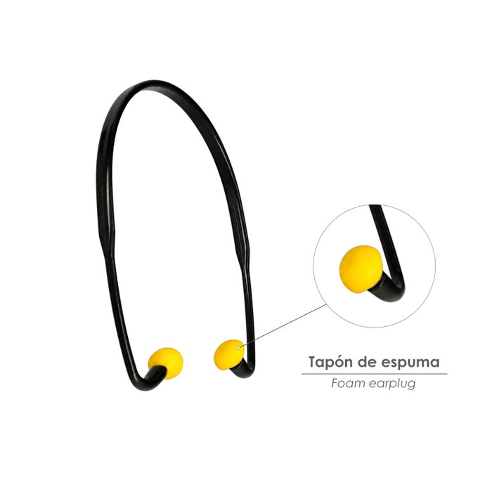 WOLFPACK LINEA PROFESIONAL Tapons auditifs avec serre-tête SNR 30dB