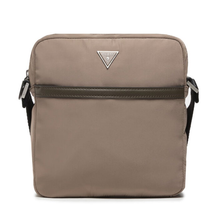 Guess Sac bandoulière pour femme en nylon et cuir HMCERN 21.5 x 21.5 x 6.5 cm Guess Sac bandoulière pour femme en nylon et cuir HMCERN 21.5 x 21.5 x 6.5 cm