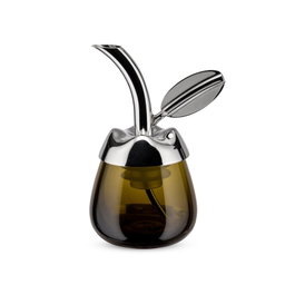 Alessi Fior d'Olio Vase avec Verseur Vert Cristal