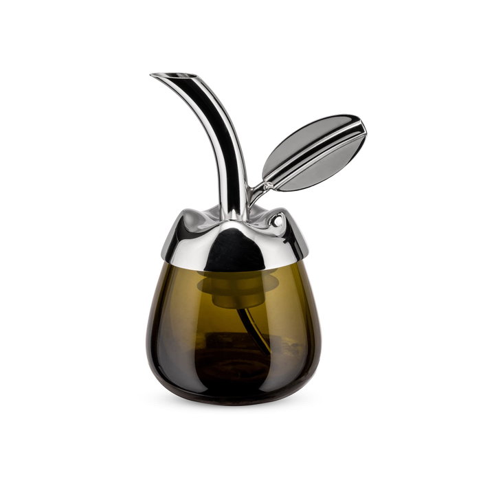 Alessi Fior d'Olio Vase avec Verseur Vert Cristal Alessi Fior d'Olio Vase avec Verseur Vert Cristal