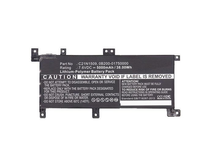CoreParts Batterie pour ordinateur portable Asus 38Wh, 7.6V 5000mAh, Noir
