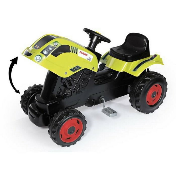Smoby Tracteur à pédales Farmer XL + Remorque CLAAS - Vert Smoby Tracteur à pédales Farmer XL + Remorque CLAAS - Vert