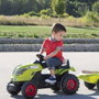 Smoby Tracteur à pédales Farmer XL + Remorque CLAAS - Vert