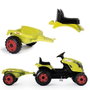 Smoby Tracteur à pédales Farmer XL + Remorque CLAAS - Vert