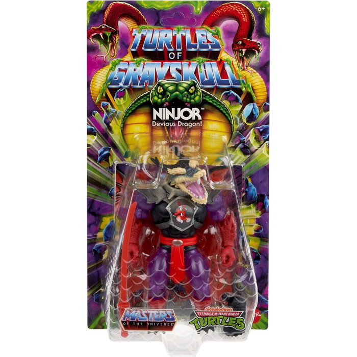 Mattel MOTU x TMNT : Turtles of Grayskull - Mutated Ninjor 14 cm