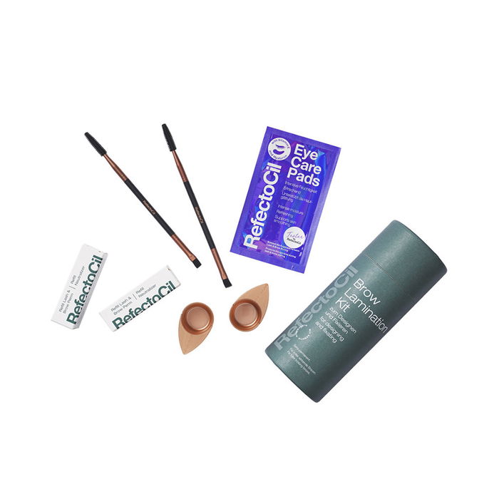RefectoCil - Kit Lamination des Sourcils 7 Pièces - Inclut Permanent, Neutralisant, Brosse et Accessoires pour un Look Irrésistible et Durable RefectoCil - Kit Lamination des Sourcils 7 Pièces - Inclut Permanent, Neutralisant, Brosse et Accessoires pour un Look Irrésistible et Durable