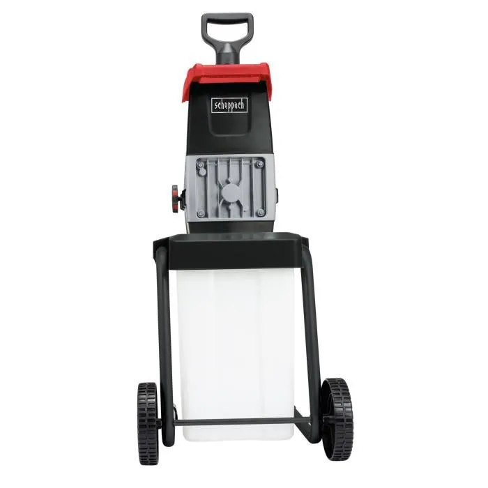 Scheppach GS60 Broyeur de végétaux électrique 2800 W avec bac de ramassage 60 litres