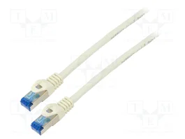 LANBERG Cordon de raccordement Cat 6a S/FTP RJ45 1m blanc