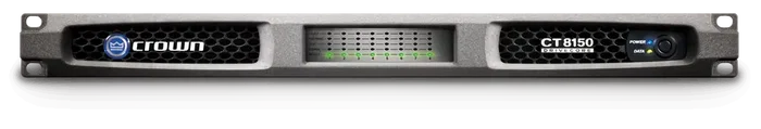 CROWN Amplificateur De Puissance 8 Canaux 125W @ 4 Ohms DriveCore Technologie Classe D Châssis 1U Refroidi Par Convection